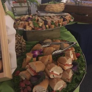 Wedding buffet for large wedding parties